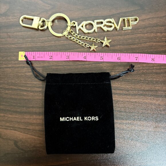 Michael Kors KorsVIP Gold Key chain/purse charm, EUC - Picture 4 of 4